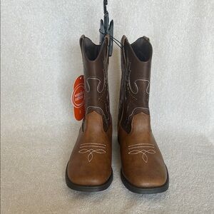Wonder Nation Brown Kids Cowboy Boots